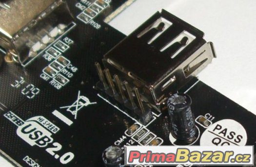 PCI USB 2.0 řadič 4+1, úplně nový