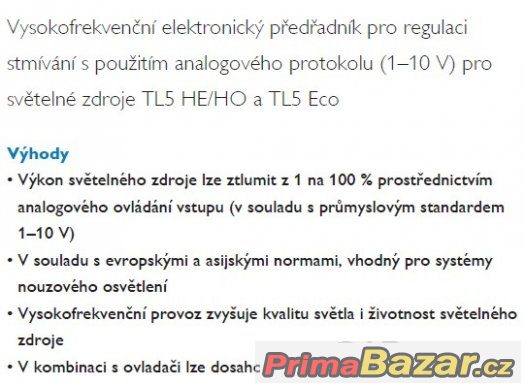 Elektronický předřadník Philips HF-R 280 TL5/PL-L EII