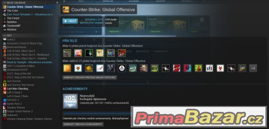 Steam účet (30her)