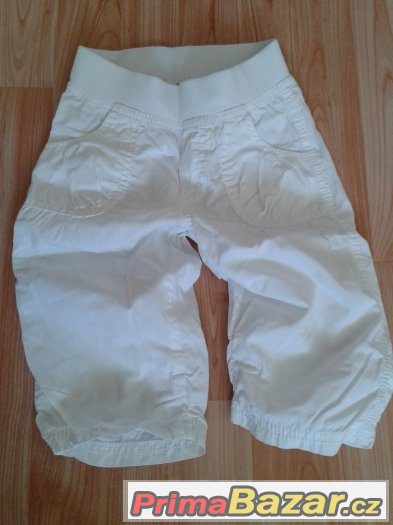 Dívčí letní plátěné kalhoty vel.98