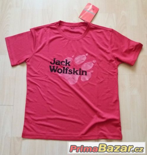 rychleschnoucí tričko Jack Wolfskin velikost L NOVÉ červené