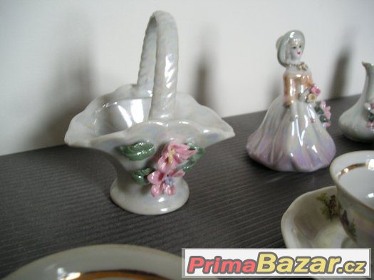 Porcelánová růžová sada - kompletní. – fotografie 4