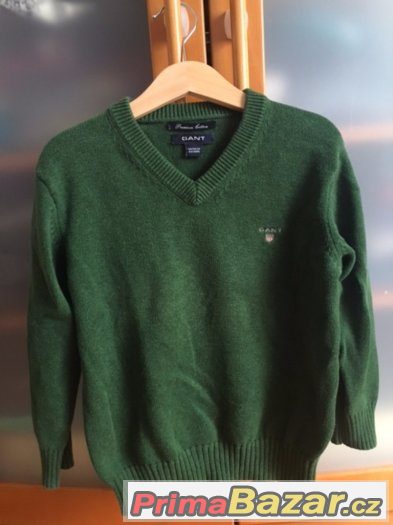 Prodám zelený svetr Gant vel. 116