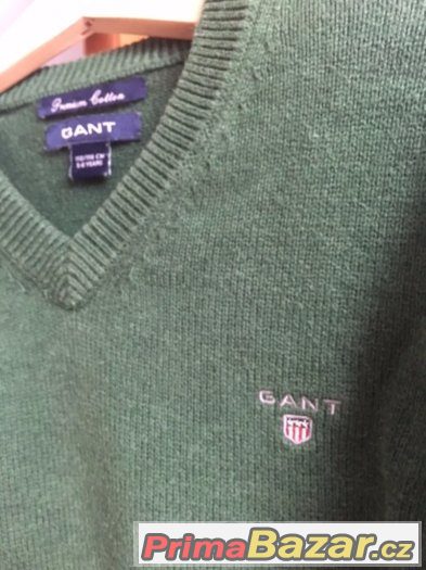 Prodám zelený svetr Gant vel. 116