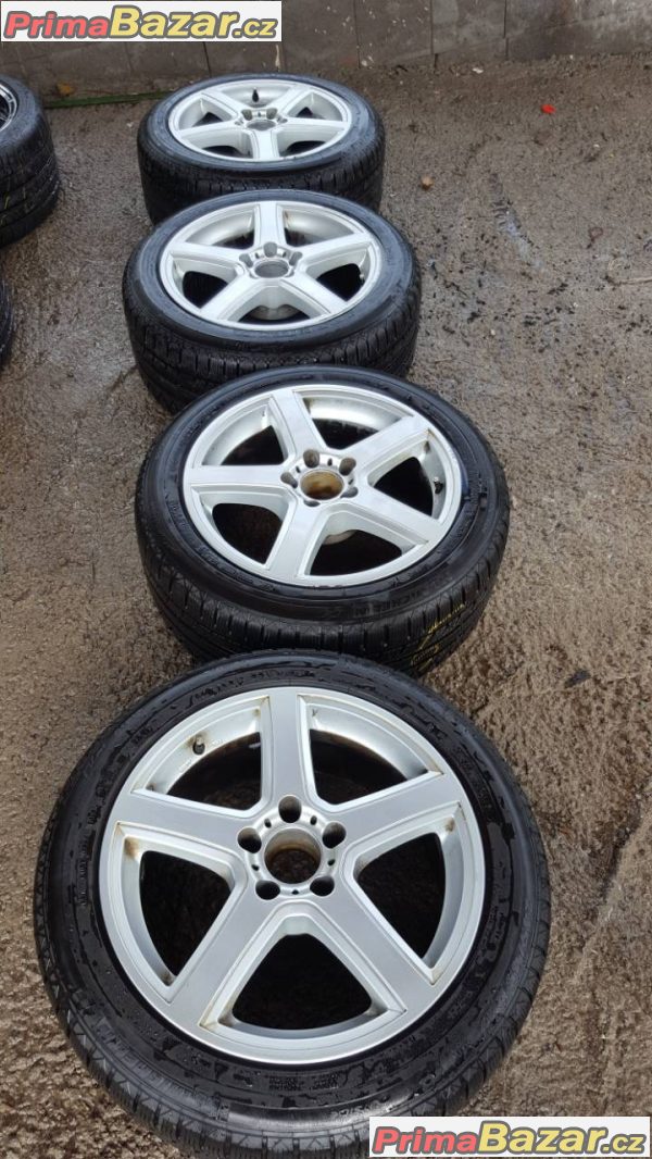 alu kola Dezent s pneu Michelin 5x112 8.5jx17 et28