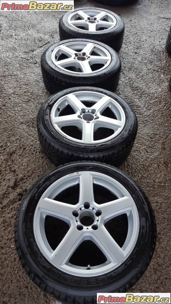 alu kola Dezent s pneu Michelin 5x112 8.5jx17 et28