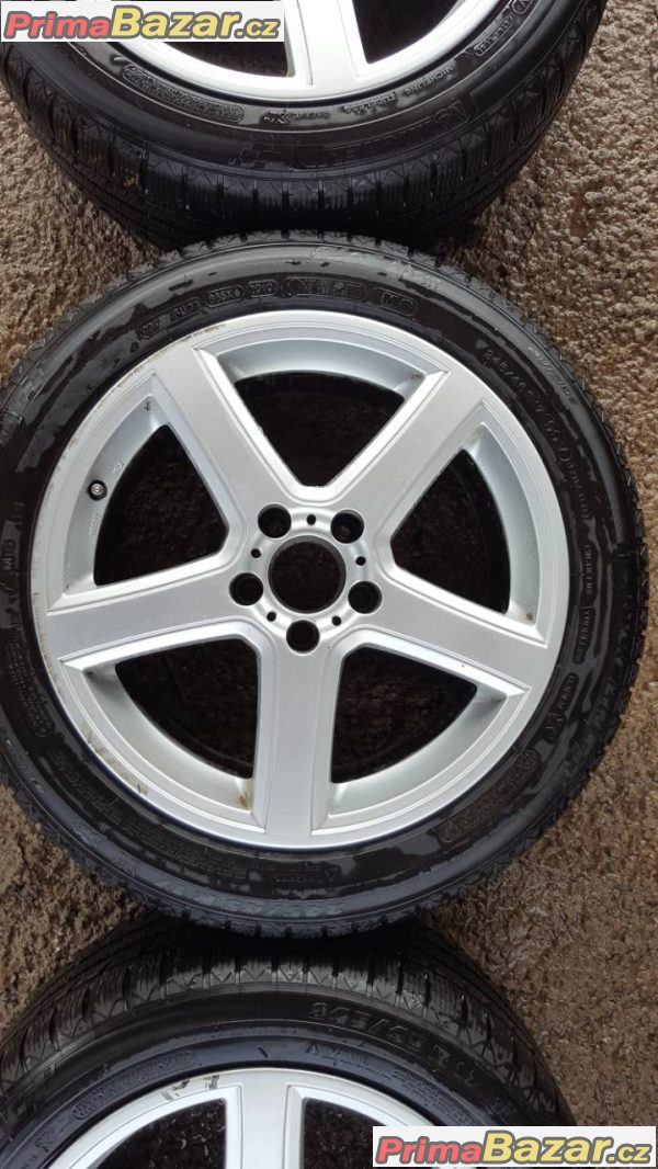 alu kola Dezent s pneu Michelin 5x112 8.5jx17 et28