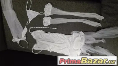 Kostým sexy nevěsta, např. na svatební noc, vel S-M