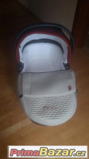 Kočárek: korba, autosedačka (isofix) Peg Pérego Fiat 500