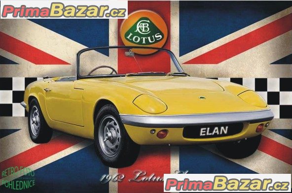 LOTUS ELAN 1962 - PLECHOVÁ POHLEDNICE