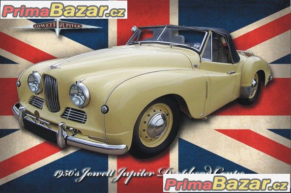 jowett-jupiter-coupe-1950-plechova-pohlednice