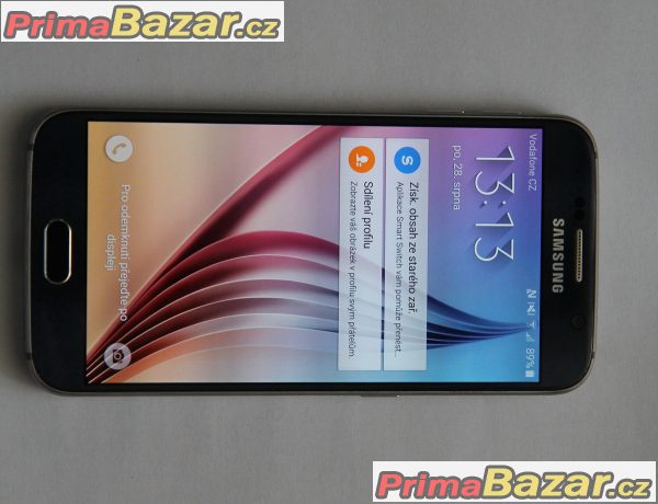 Samsung Galaxy S 6, 32GB – Perfektní stav, v záruce