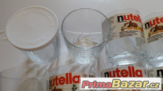 Skleničky Nutella vč. víček