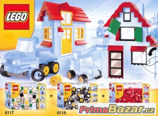 Sháním LEGO 6118 kolečka,popř.6117 okna dveře,6119 stř.tašky