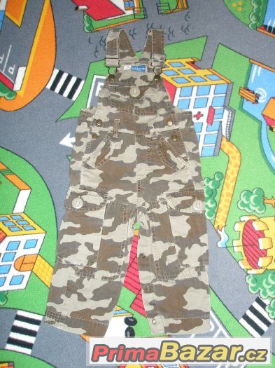 bezovo-hnede-army-platene-laclacky-s-kapsami-vel-86