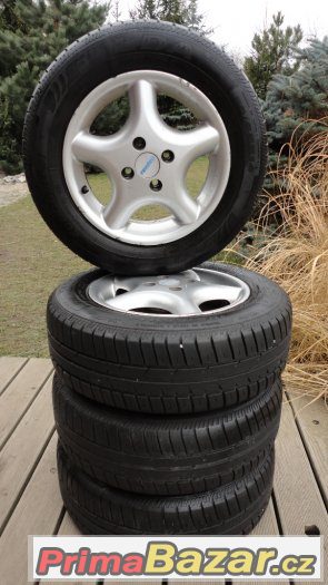 4x alu kola Rondell R14 4x100+ 4x letní pneu Fulda 185/65/14