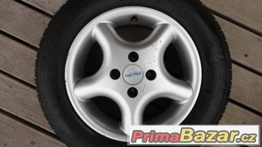 4x alu kola Rondell R14 4x100+ 4x letní pneu Fulda 185/65/14