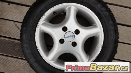 4x alu kola Rondell R14 4x100+ 4x letní pneu Fulda 185/65/14