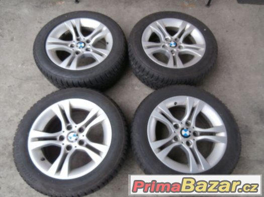 Alu kola,elektrony rozteč 5x120 BMW vel.7x16 s pneu 205/55