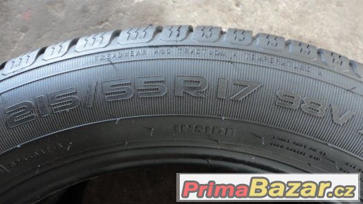 2x zimní pneumatiky Nokian 215/55/R17