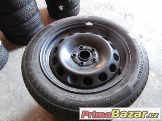 Zimní sada rozteč 5x112 vel.16 et 46 s pneu 205/55 R16