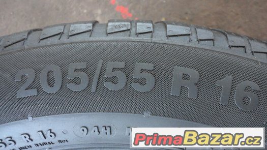 2x zimní pneumatiky Continental 205/55/R16