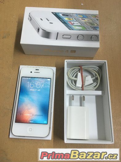 apple-iphone-4s-32gb-bily-zaruka-3-mesice-pekny-stav