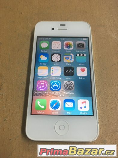 Apple iPhone 4S 32GB bílý, záruka 3 měsíce, pěkný stav