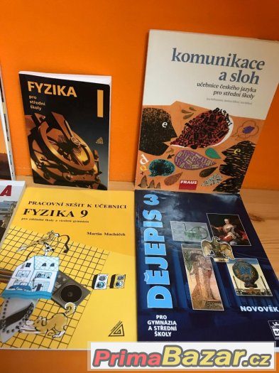 Učebnice/prac. sešity (ZŠ,SŠ) + vypracované knihy k maturitě
