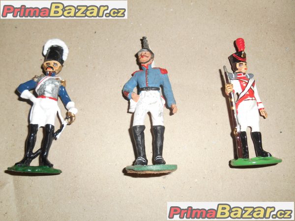 Cínové figurky -vojáci, rytíři, indiáni Cínové figurky -vojáci, rytíři, indiáni