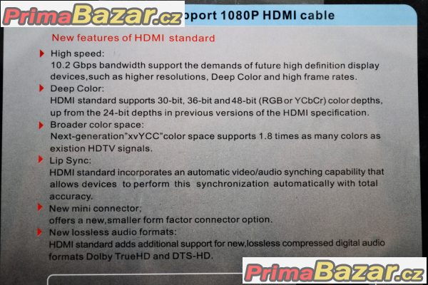 !!AKCE!!HDMI kabel 3 a 5m za stejnou cenu