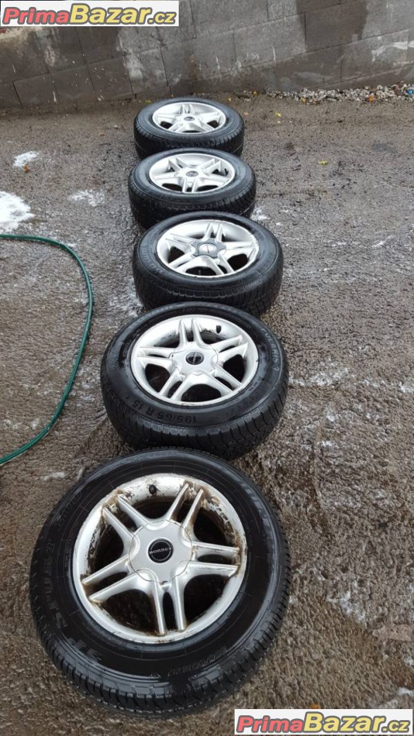 alu kola Borbet 5x110 7jx15 et35 s pneu