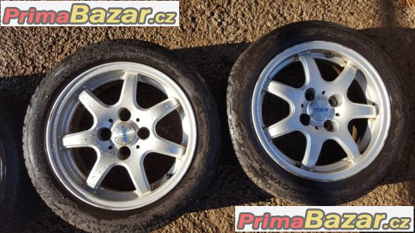 sada Alutec s pneu 60% a 30%  4x100 7jx15 et38