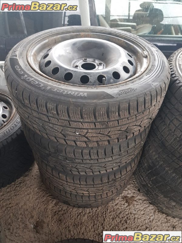 plechove disky plechy 4x98   7jx16 et39 s pneu Hankook 1