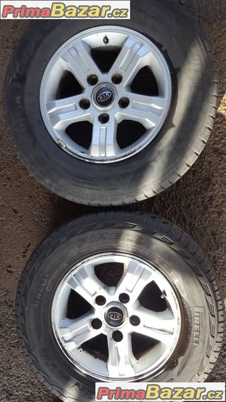 Sada alu kol Kia 7jx16 et46  5x139.7 pneu 245/70 r16