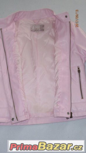 růžová dámská bunda cca. M až L