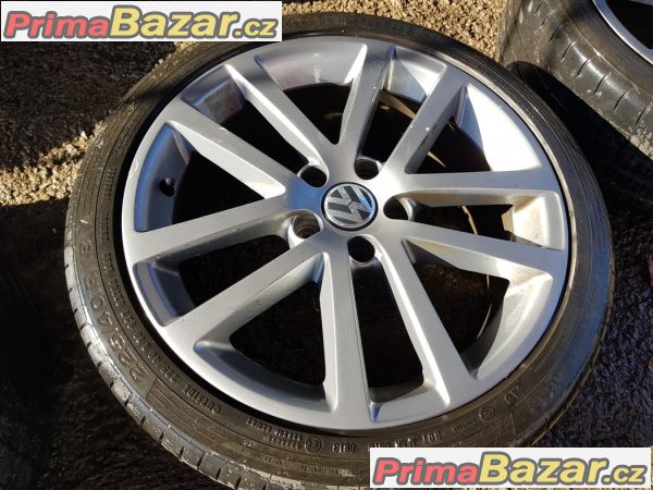 sada Volkswagen šedý lak 5x112 7.5jx18 et45