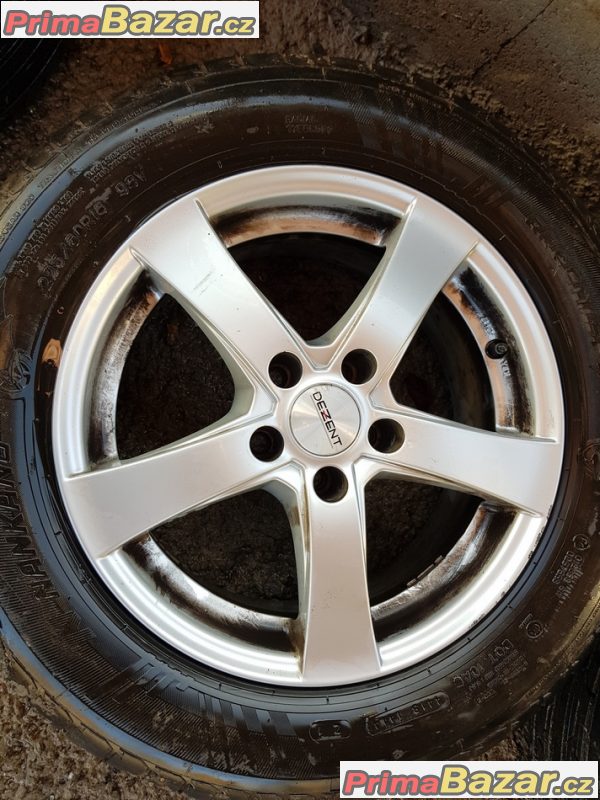 sada alu kola Dezent peugeot ford s pneu dot1314 85%