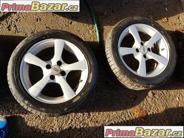 sada raze s pneu Goodyear efficient dot2215 80-90% vzorek 4x100 6.5jx15 et35