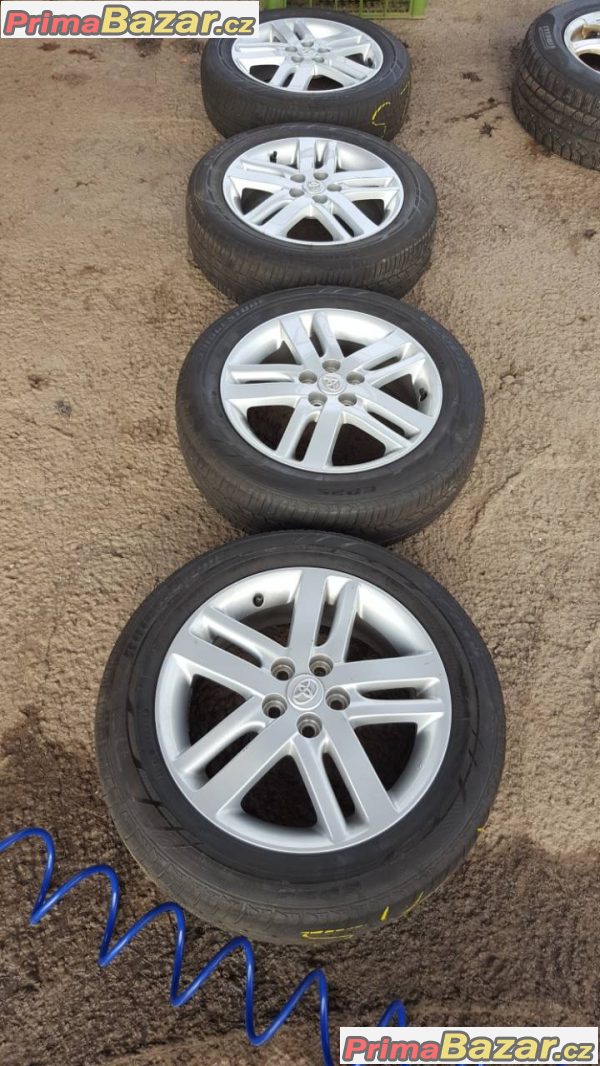 sada alu kola Toyota v peknem stavu 5x100 5.5jx16 et4