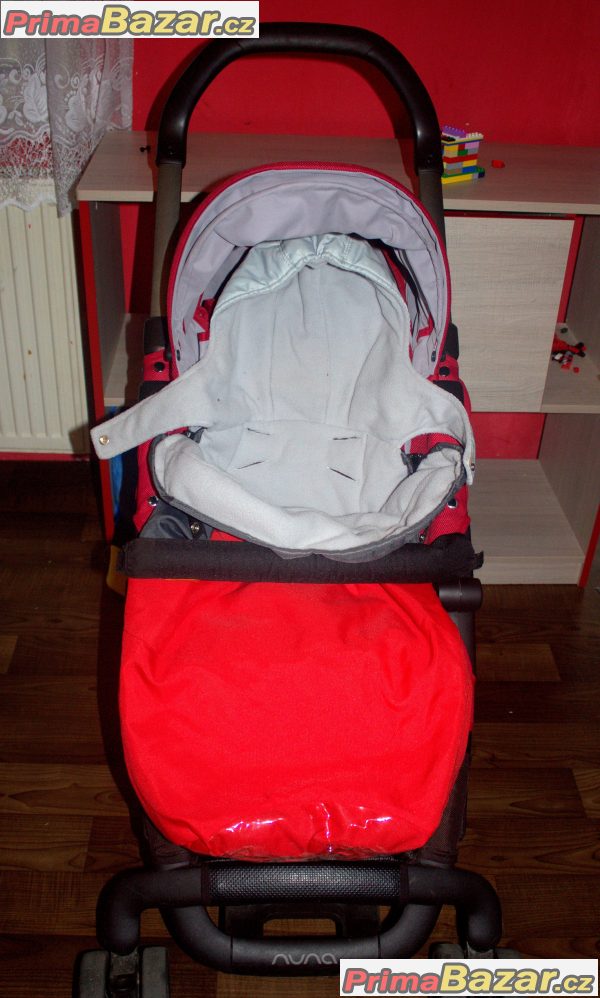 Kočárek NUNA PEPP RED + fusak Kočárek NUNA PEPP RED + fusak