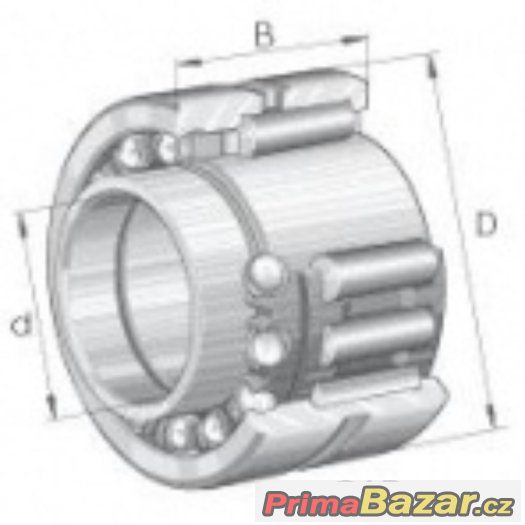 Ložisko NKIB 5908 INA kombinované (Německo) NOVÉ