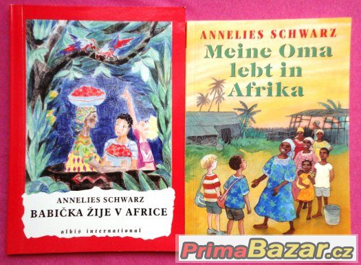 Knizky v nemcine a cestine Meine Oma wohnt in Afrika-nove