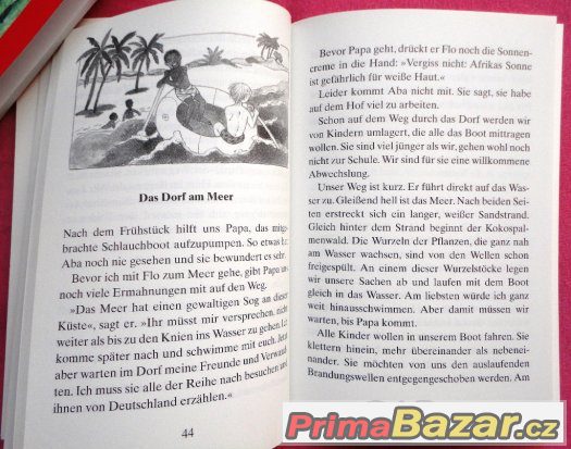 Knizky v nemcine a cestine Meine Oma wohnt in Afrika-nove