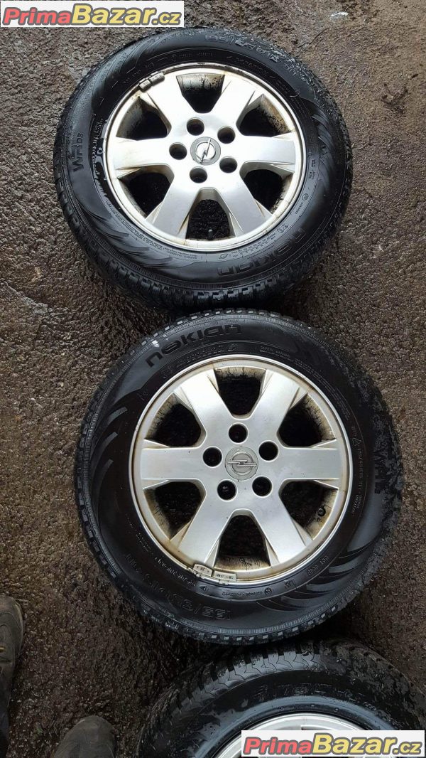 Alu sada opel 6jx15 et49 5x110 Nokian 195/65 r15