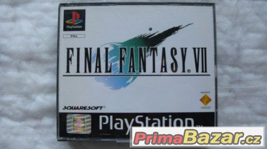 PSX Hra Final Fantasy VII 7,NĚMECKÁ VERZE-kompletní