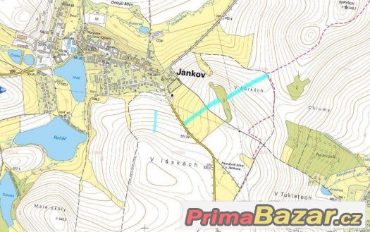 prodám ornou půdu - Jankov - 1,7 ha