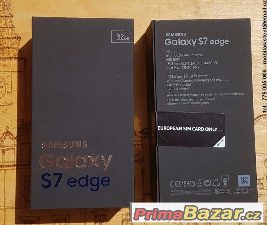 Samsung S7 edge - Prázná krabička box krabice