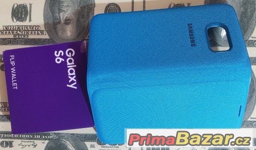 Samsung S6 G920 Pouzdro Knížka Modré