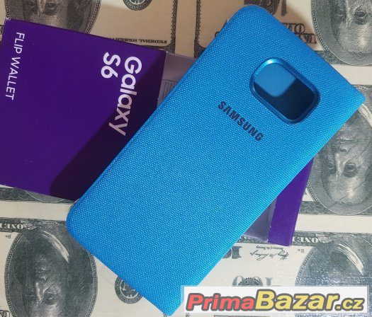 Samsung S6 G920 Pouzdro Knížka Modré